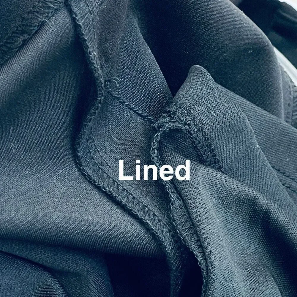 NWT Shelby & Palmer Black 6 Black Ruffled Halter  Sleeveless Stretch Midi Dress